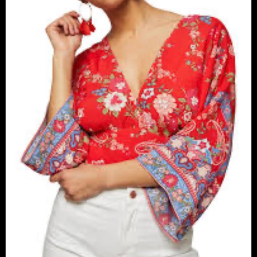 NWT Miss Selfridge boho blouse! Amazing detail Sz US 2 Retail $55